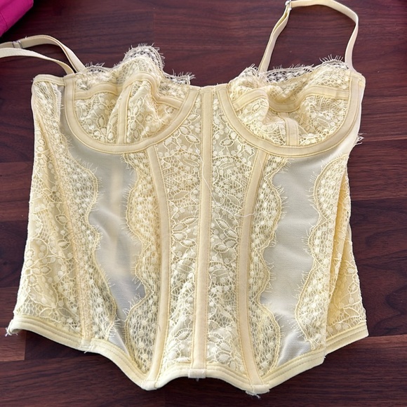 Urban Outfitters Tops - Yellow out from under modern love corset from urban outfitters. Not sold anymore